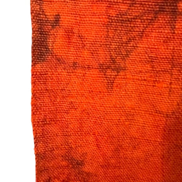 Hand-Dyed Wool Wall Hanging Phoenix Or Sacred Eagle With Crosses‎ Batik Art - Picture 3 of 4